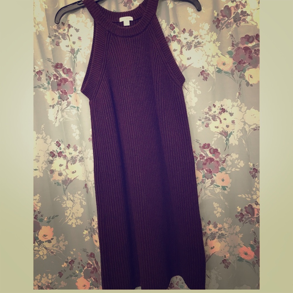 New Burgundy sweater dress